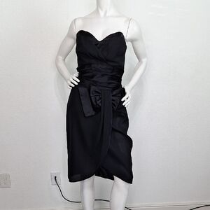 Darcy Vintage Black Romantic Whimsigoth Sweetheart Union Made Dress Size 9/10